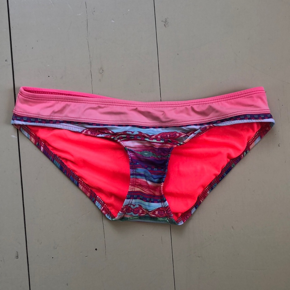 Colorful bikini bottom - moderate coverage